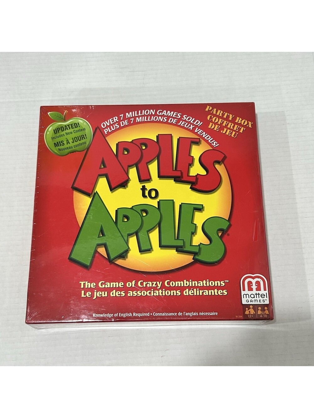 Apples To Apples Party Box Family Board Game New & Sealed (Minor Box Damage)